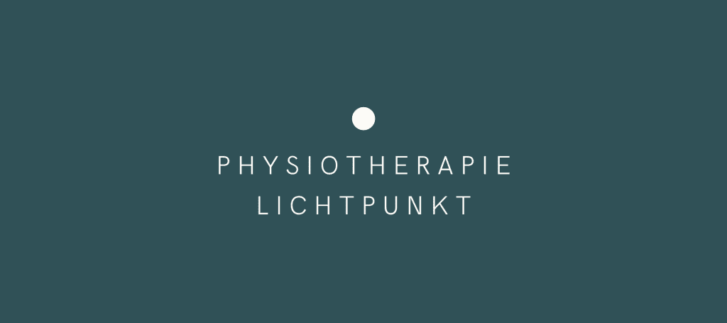 Physiotherapie Lichtpunkt Hero mit geschriebenem Claim